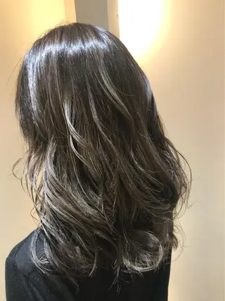 ミディアム カラー 中塚 義人のヘアスタイル
