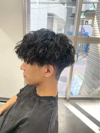 ショート パーマ 海外風パーマ カラー特化園田　楓莉のヘアスタイル