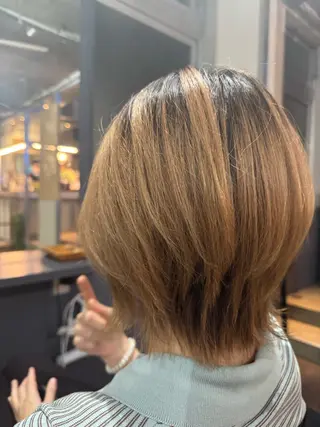 ミディアム くせ毛多毛特化 高橋　淳のヘアスタイル