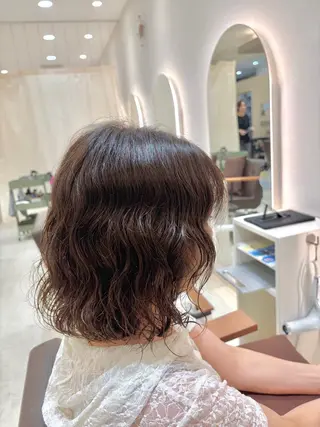 ミディアム パーマ VISAGE dio /みゆのヘアスタイル
