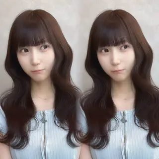 セミロング 暗色カラー/レイヤー 🩶KAITOのヘアスタイル