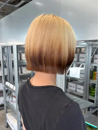 ショート 🩵 縮毛矯正/ボブ 🩵佐藤 さくらのヘアスタイル