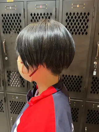 ミディアム カラー パーマ ヘアアレンジ メンズ キッズ ネイル マツエク・マツパ アイブロウ 久木原 ゆりのヘアスタイル