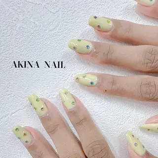 ミディアム Akina Nail 亀戸のネイルデザイン