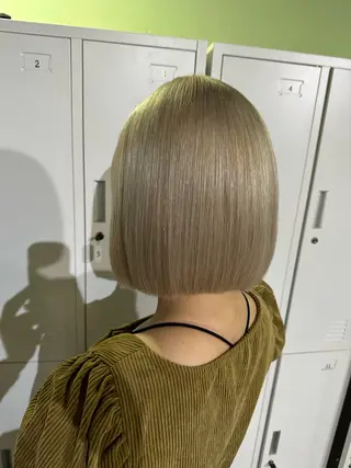 ミディアム 🔥コテ巻き風 ボブパーマ🔥のヘアスタイル