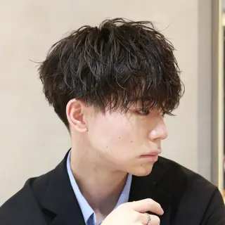 ショート パーマ メンズ 原宿/韓国ヘア メンズ特化/遼祐のヘアスタイル