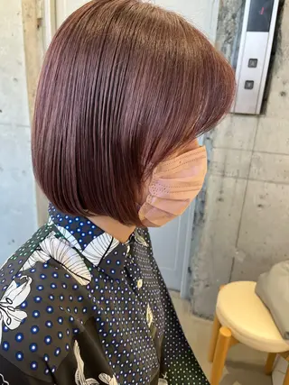 ショート 難波/白髪ぼかし/ KAORIのヘアスタイル
