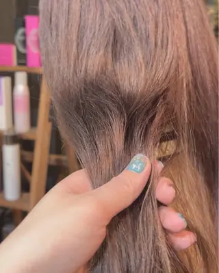セミロング 樋富 優香のヘアスタイル
