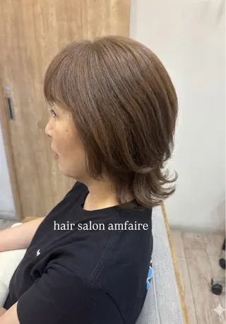 ミディアム shimizu .のヘアスタイル