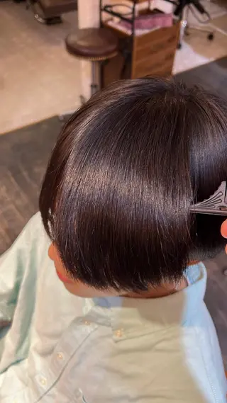 ショート メンズ Ryosuke 癖毛の方大募集のヘアスタイル