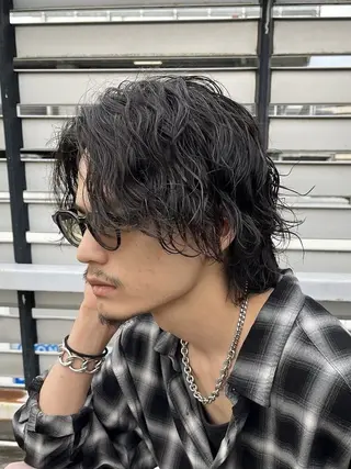 パーマ メンズ 安藤幹人 メンズパーマのヘアスタイル