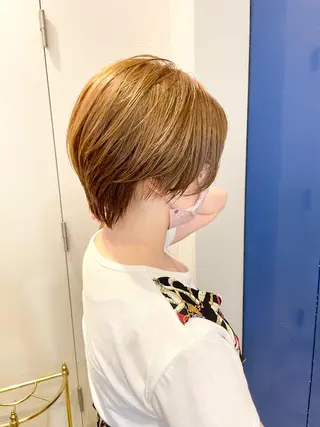 ショート カラー レイヤー/パーマ TAKUYAのヘアスタイル