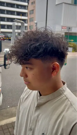 ミディアム kearny上野/ メンズカットのヘアスタイル