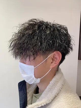 ショート パーマ メンズ 失敗しないパーマ 稲葉/草薙のヘアスタイル