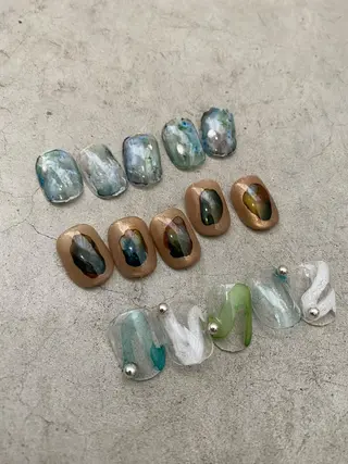 ネイル 草加ニュアンスネイル 🌚hersのネイルデザイン