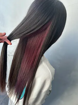 ロング Mao 🎀bob 赤み撃退🌿艶カラーのヘアスタイル