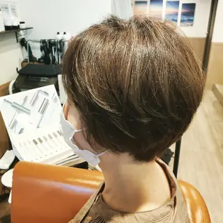 ショート カラー spa hair ark 富井直美のヘアスタイル