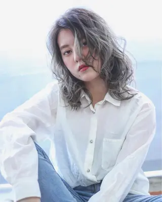 ロング カラー 鈴畑 皓平のヘアスタイル