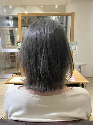 カラー ミディアム 前田 裕介のヘアスタイル
