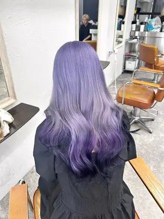 ロング カラー 木藤 優杏のヘアスタイル