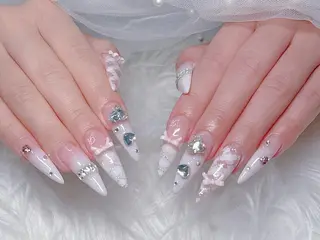 ロング カラー Bling Salonのネイルデザイン