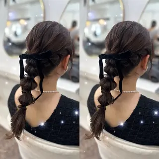 ヘアアレンジ 【E'ss】 村 灯梨のヘアスタイル