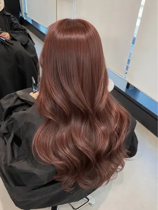 ロング カラー caho/大阪梅田 韓国ヘア♡のヘアスタイル