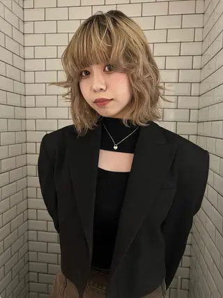カラー 🎀ハイトーン カラー/宮澤 希🎀のヘアスタイル