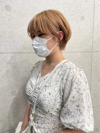 ショート Rina🪄 韓国風レイヤーcutのヘアスタイル