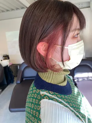ショート カラー ハイトーン×似合わせ 🌱中川慎之介のヘアスタイル