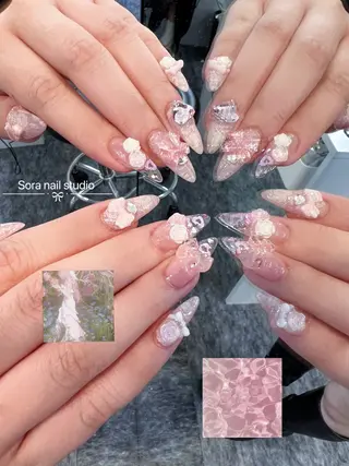 ネイル Sora nail 長さ出し専門店のネイルデザイン