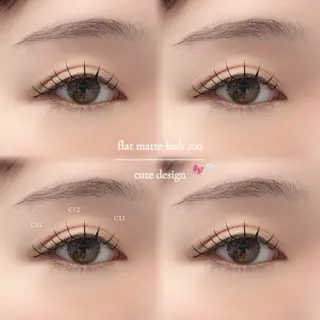 マツエク・マツパ Kellyeye Miyunaのマツエク・マツパデザイン