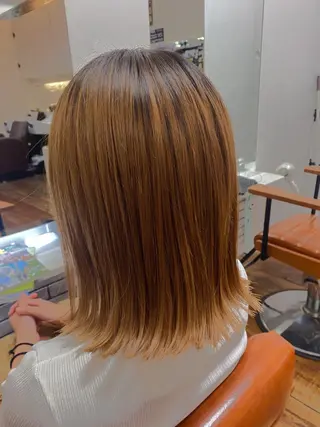 ミディアム 井手口 沙樹のヘアスタイル