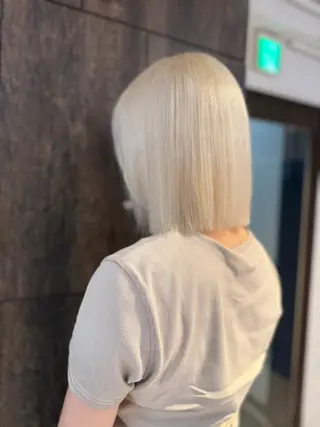 ミディアム カラー ブリーチ/髪質改善 店長 板垣智大のヘアスタイル