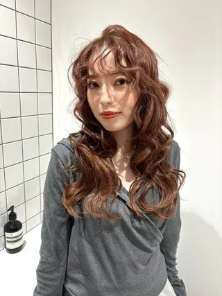 ロング カラー ヘアアレンジ MANA/上野/ カラーモデル🖤✨のヘアスタイル