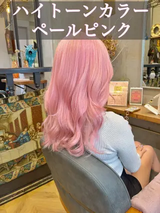 ミディアム カラー エクステ指名No.1 【店長】橘田のヘアスタイル