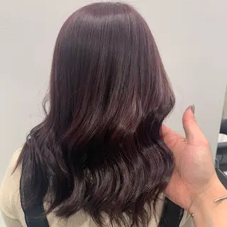 ミディアム カラー ヘアアレンジ ダブルカラー｜ なおき｜池袋美容師のヘアスタイル