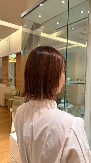 ミディアム 山谷 千夏のヘアスタイル
