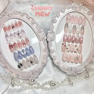 ネイル あかり🍒/ ガーリーネイル🎀のネイルデザイン