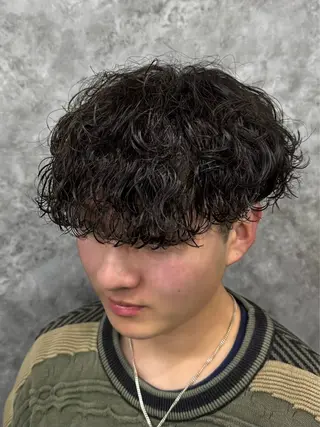 パーマ メンズ メンズパーマ特化 店長望月謙二郎のヘアスタイル