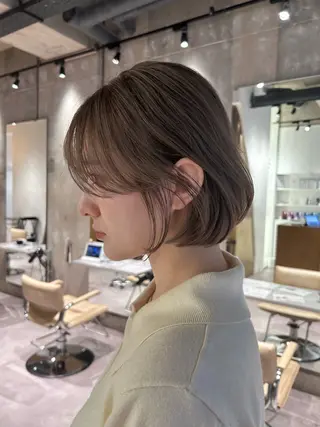 ショート カラー mina🪐立川駅/ 無料ショートカットのヘアスタイル