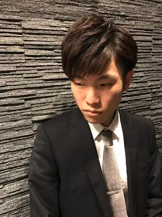ミディアム メンズ 横田 大和のヘアスタイル