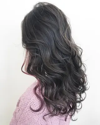セミロング カラー 髪質改善サロン ARCHE野瀬冬馬のヘアスタイル