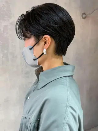 ショート カラー パーマ ヘアアレンジ ITbyALBUM 浦和店のヘアスタイル