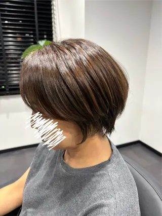 ショート 福島 菜摘のヘアスタイル