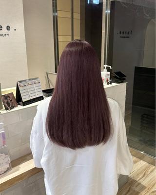 ロング カラー 艶カラー/暖色カラー ♡nami♡のヘアスタイル