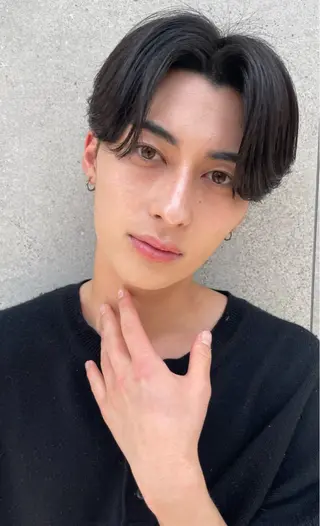 ショート カラー パーマ ヘアアレンジ メンズ 亀井隆汰/メンズ専門 パーマ/フェード可のヘアスタイル