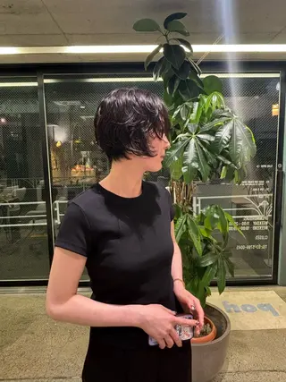 ショート kiyono moekaのヘアスタイル