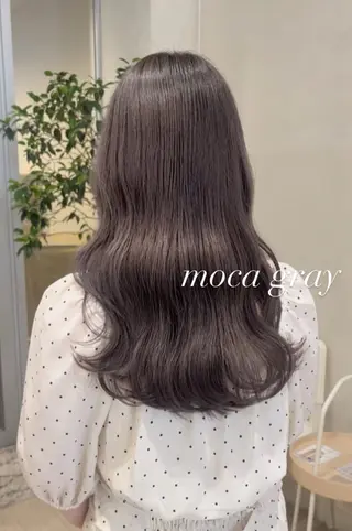セミロング カラー nakahara madokaのヘアスタイル