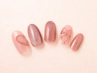 ネイル 💙🤍Tiary M🤍💙のネイルデザイン